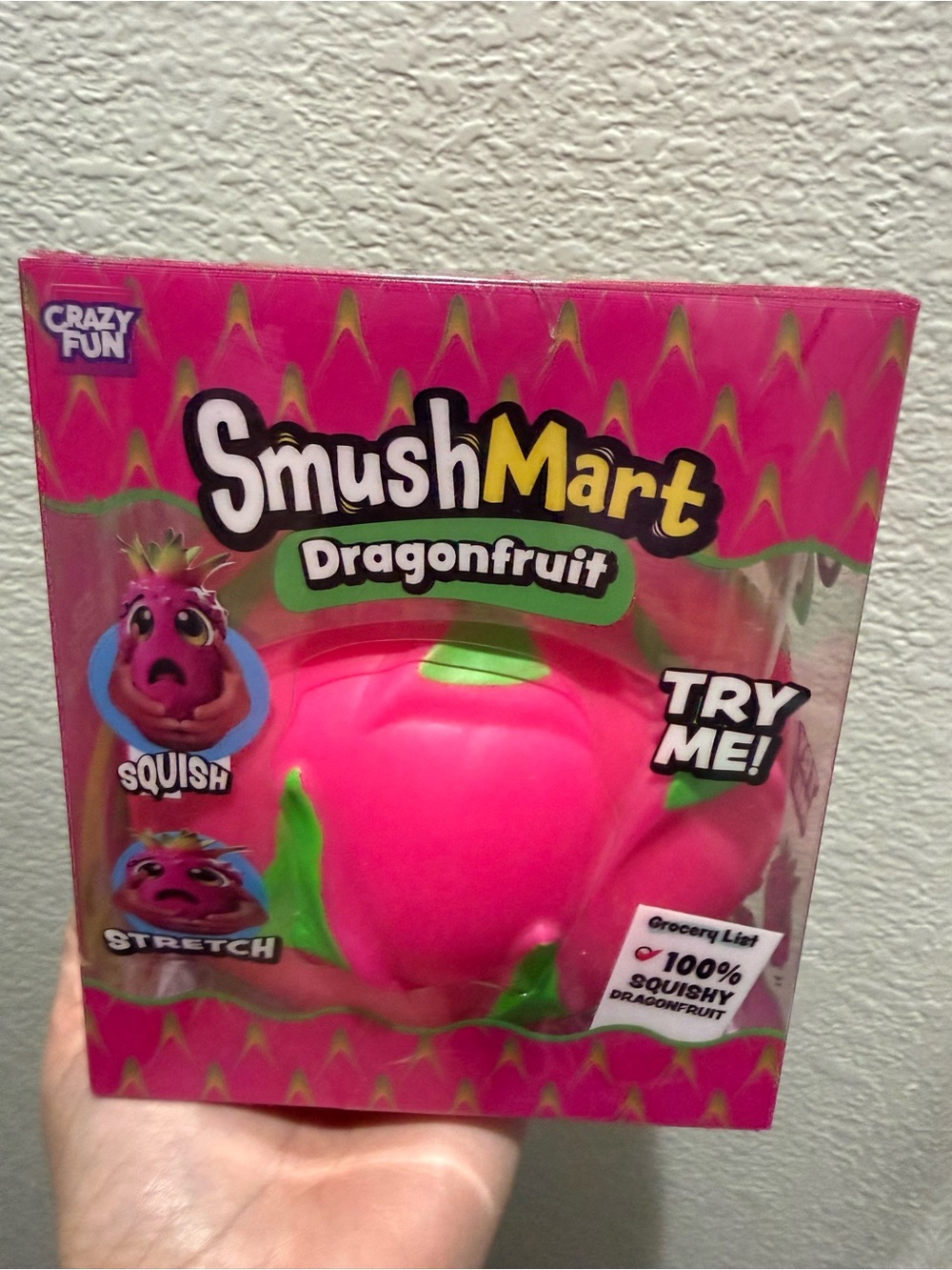 SmushMart Dragonfruit Squishy Toy. New